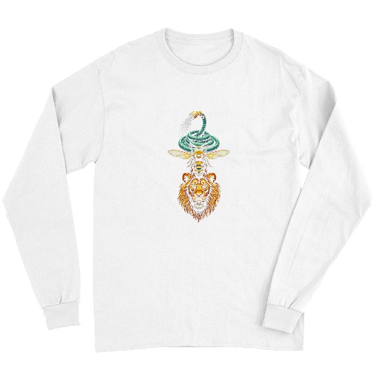 Lion Pet Hose Bee Lion Funny Pun Meme Long Sleeves