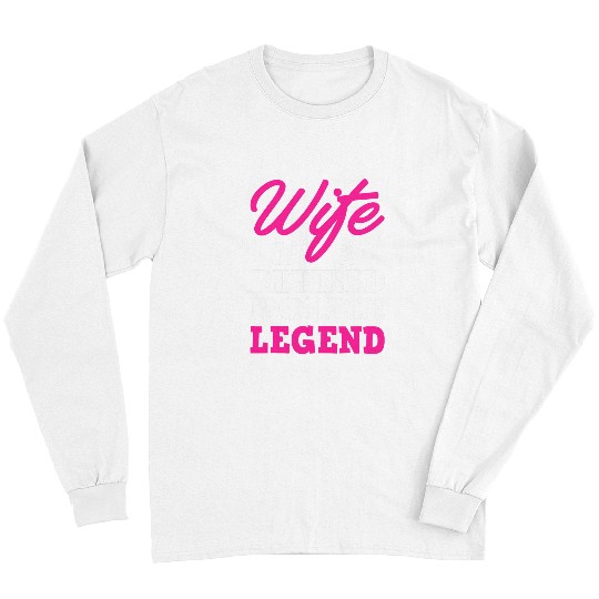 Police Job Wife Of A Retired Police Legend Funny Retirement Gift 2 Long Sleeves