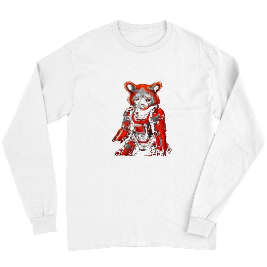 Panda Pet Red Panda Fantasy Robot Art Animal Red Panda Long Sleeves