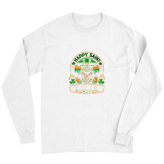 Beer Fun St Patrick s Day Sasquatch Irish bigfoots Green Beer Long Sleeves