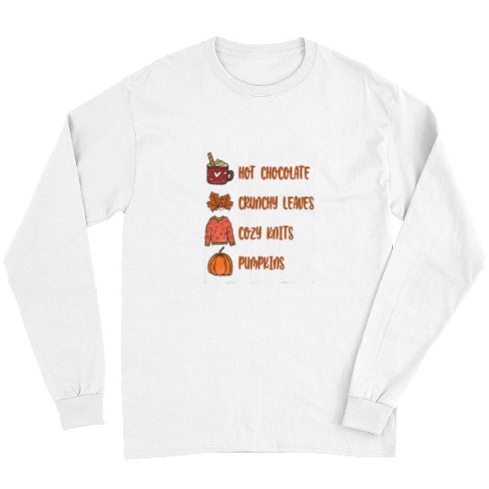 Coffee Fun Hot Chocolate Kind of Day Hot Cocoa Coffee Cozy Christmas Long Sleeves