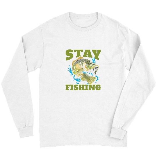 Funny Fisherman Angler Angling Trout Fishing Long Sleeves