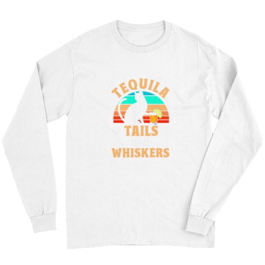 Funny Tequila Drinking Cat Lover Salt Lime Bartender Drink 23 Long Sleeves