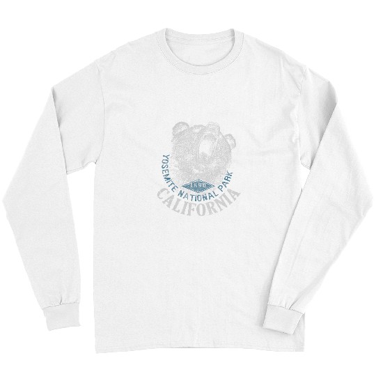 Bear Pet Yosemite National Park Bear Graphic Long Sleeves