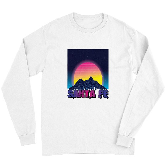 Hiking Santa Fe Mountains New Mexico Tourist Long Sleeves
