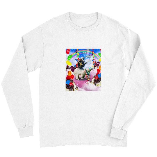 Bear Pet Gorilla Riding Bear With Sundae Long Sleeves