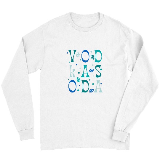 Bartender Job Vodka Soda Summer Cocktail Bartender Gift Party Drinking Long Sleeves