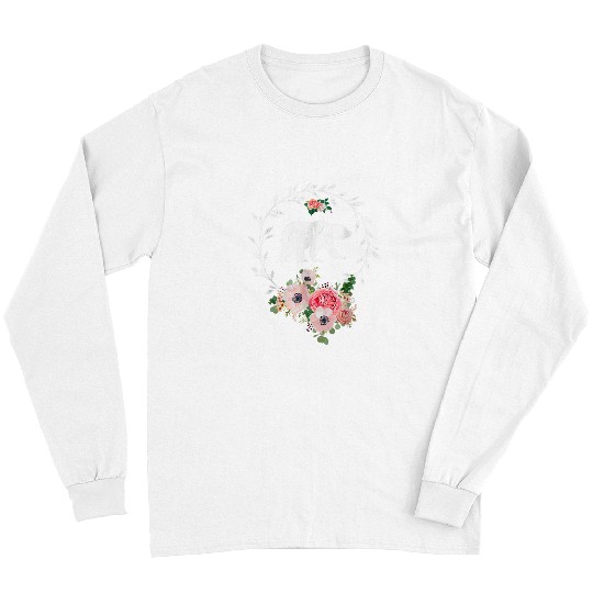 Bear Pet Grammy Bear xmass Family Christmas Pajama Flower Grandma Long Sleeves
