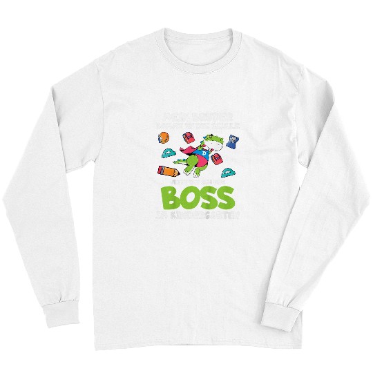 Dragon Pet Brother comes in the school I m in kindergarten Long Sleeves