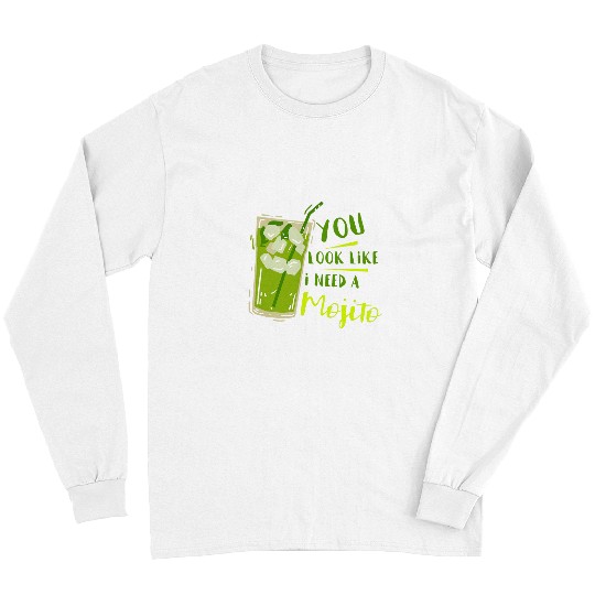 Beer Fun Cocktail Lover Alcohol Drinker Liquor Shot Mojito Party Long Sleeves