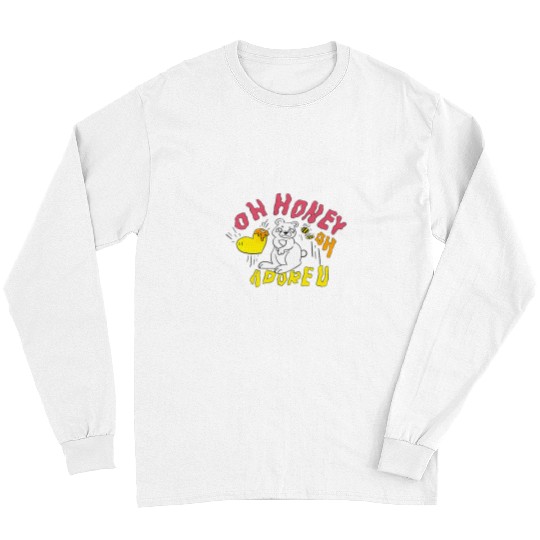Bear Pet Oh Honey Adore You Bear Y2K Baby Style Long Sleeves