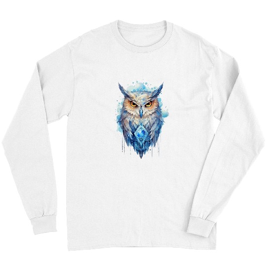 Owl Pet pagan symbol magical mythical creatures owl Long Sleeves