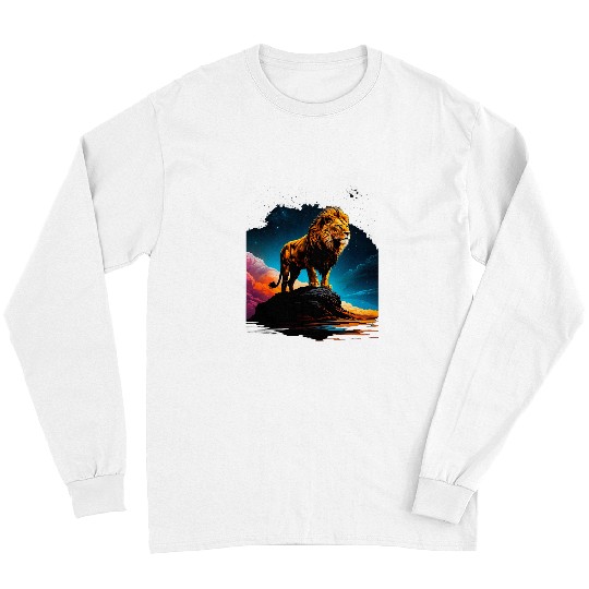 Lion Pet Powerful And Courageous Lion Great Lion 2 Long Sleeves