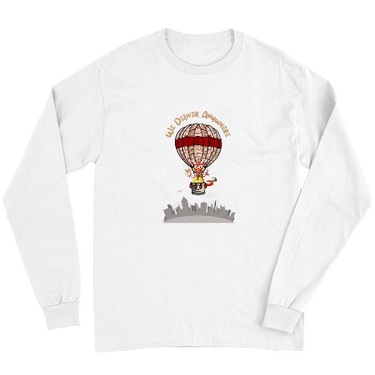 Dragon Pet Chinese Food Hot Air Balloon Dragon Delivery Parody Long Sleeves