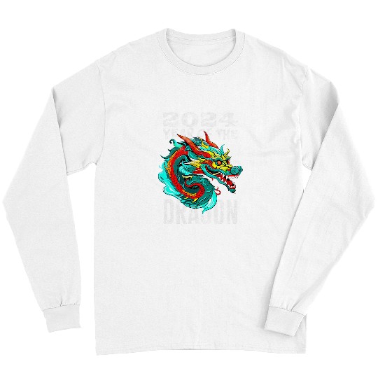 Dragon Pet Chinese Lunar New Year Dragon Zodiac Kids Boys Vintage Long Sleeves