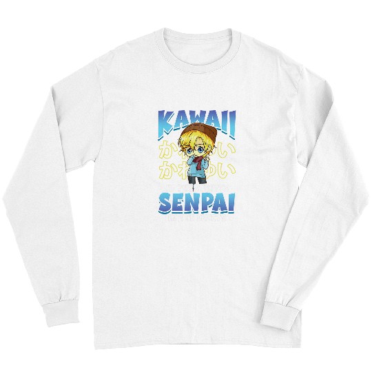 Cute Kawaii In The Streets Senpai In The Sheets Anime Pun Long Sleeves