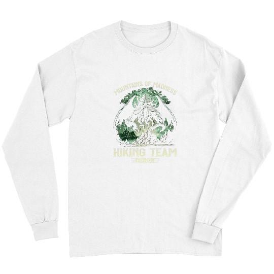 Cthulhu Mountains Of Madness Hiking Team Cosmic Horror Long Sleeves