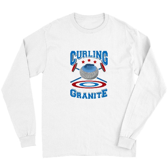 Curling is Hard As Granite Curling Long Sleeves