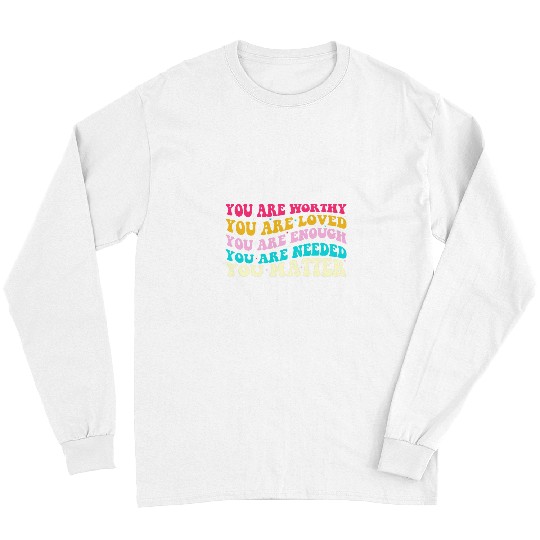 Mental Health Matters Depression Awareness Groovy Retro Long Sleeves