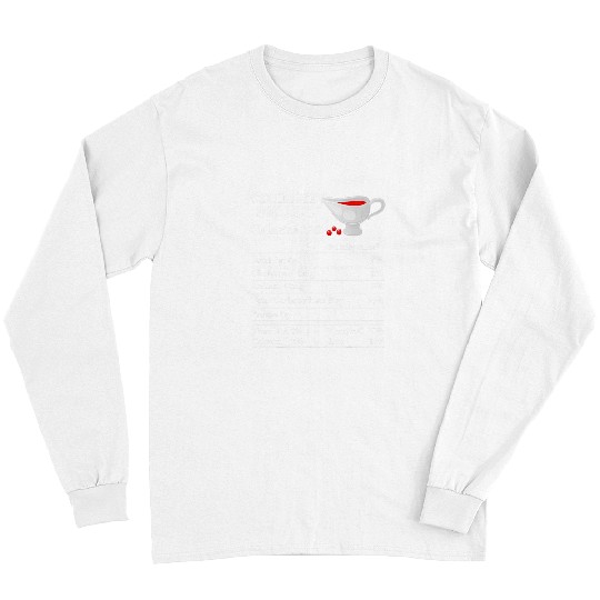 Cranberry Sauce Sweet Potatoes Nutrition Thanksgiving Gifts Long Sleeves