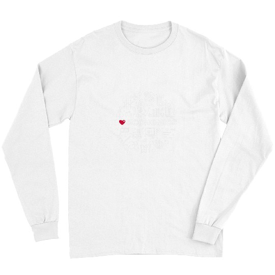 I Love Economics for Economist Economy Long Sleeves