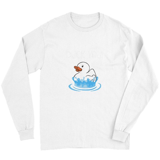 Duck Pet You Funny Bathroom Ducks Rubber Ducky Accessories Long Sleeves