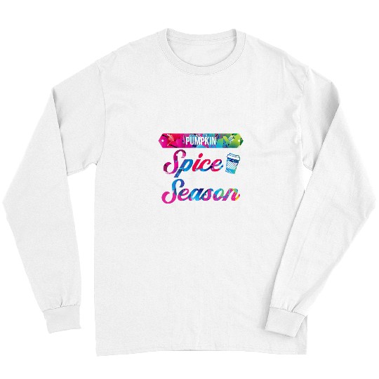 Coffee Fun Pumpkin Spice Season Latte Coffee Favorite Fall Autumn Vibe Long Sleeves