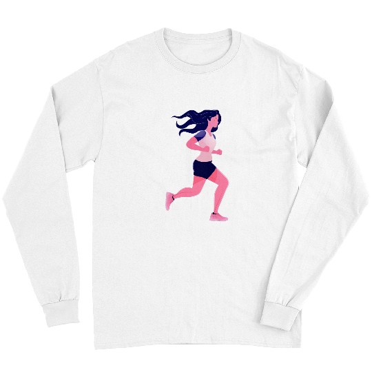 Discover Fitness Exercise Woman Runner Running Jogging Long Sleeves