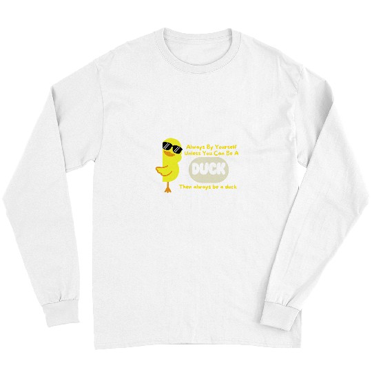 Discover Duck Pet yellow Duck Retro and Farm Animal Duck Lover design Long Sleeves