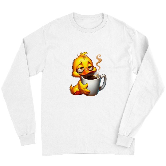 Duck Pet Ducklings Bath Duck Quacking 3 Long Sleeves