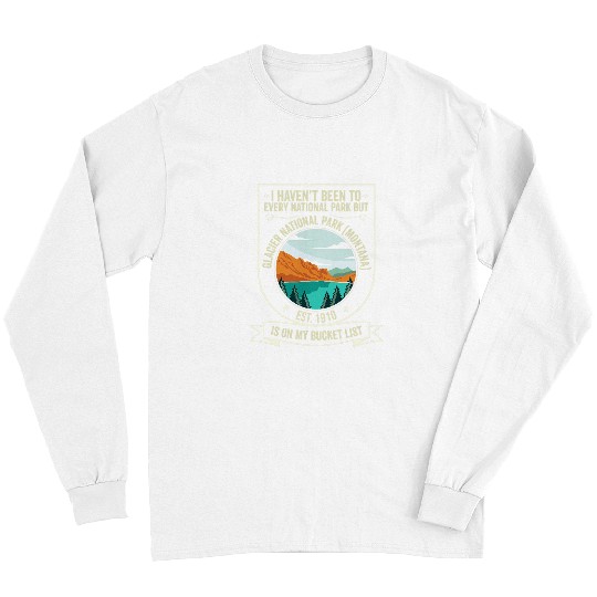 Glacier National Park Camping Mountain Hiking Club Long Sleeves