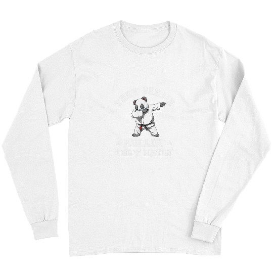 Panda Pet Jiu Jitsu Rollin Dabbings BJJ Grappling Panda Long Sleeves