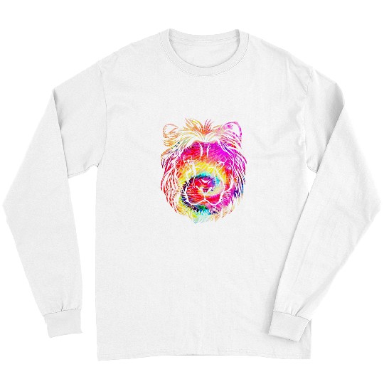 Lion Pet lions head in the Sahara Batik Style ladies lion Long Sleeves