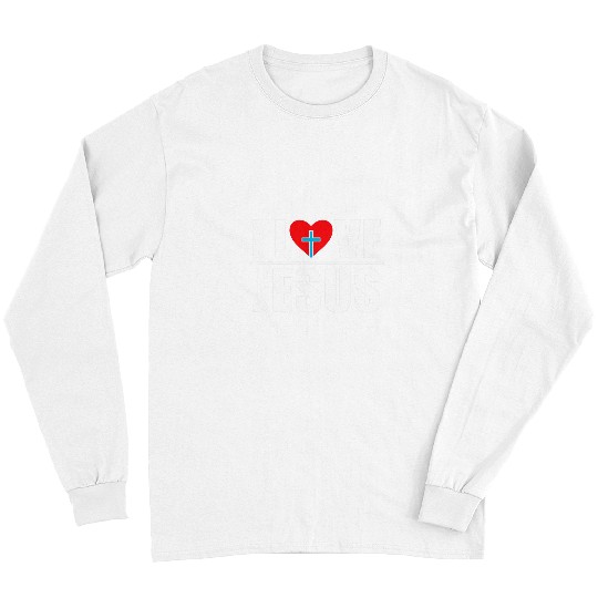 Christian Prayer Jesus Christ Devotee I Love Jesus Long Sleeves