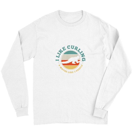 Curling Sports Funny Gift Long Sleeves