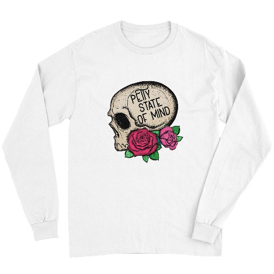 Cottagecore Rose Skull Fairy Grunge Tattoo Aesthetic Long Sleeves
