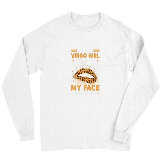 im a Virgo Girl Leopard Birthday Astrology Zodiac Sign Long Sleeves