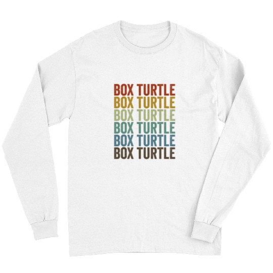 Turtle Pet Box Turtle Retro Long Sleeves