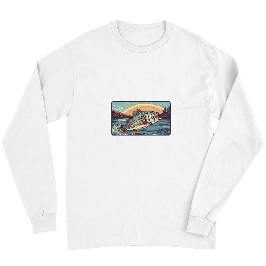 Lion Pet The Dapper Lion Outdoor Series Striped Bass Edition Long Sleeves