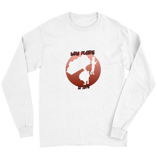 Wines Fun WineMaking Shadow in a Red Circle Long Sleeves