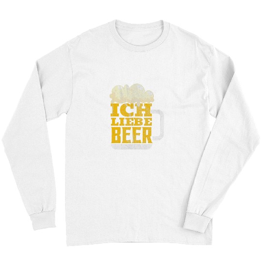 Beer Fun German Pride I Love Beer Deutschland Men s Oktoberfest Long Sleeves