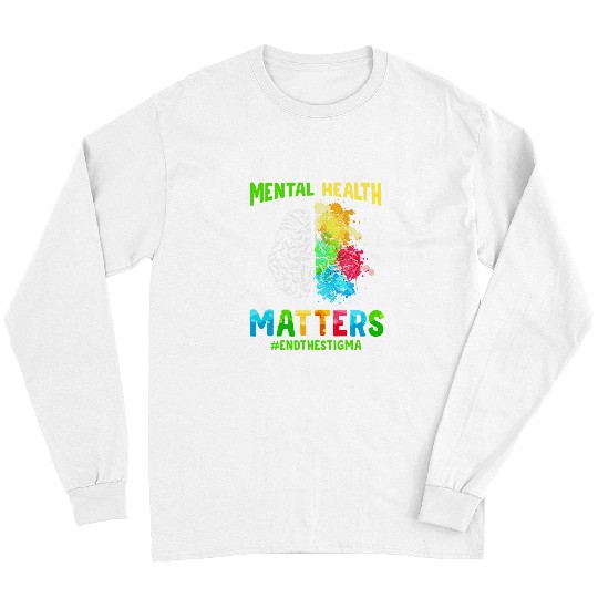 depression mental health awareness end stigma men women Long Sleeves