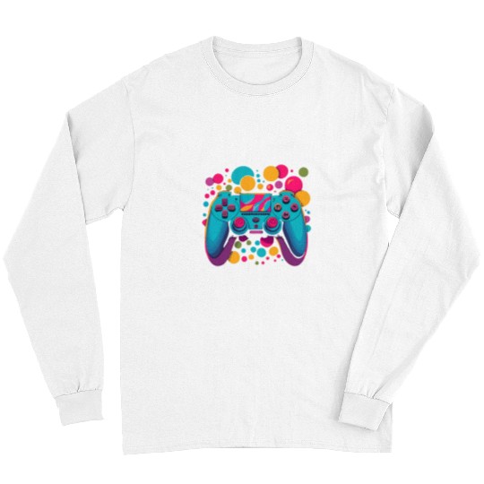 Dot Day Polka Dots Dotted Gaming Kids Boys Youths video game Long Sleeves