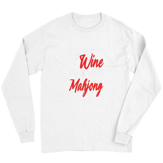 Wines Fun Play Mahjong Chinese Board Game Player Solitaire Long Sleeves
