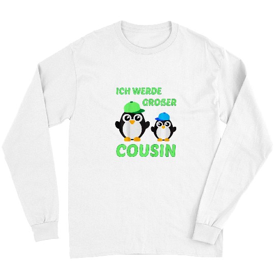 Penguin Pet Kids I Will Be Great Cousin Cute Penguin Boys Long Sleeves