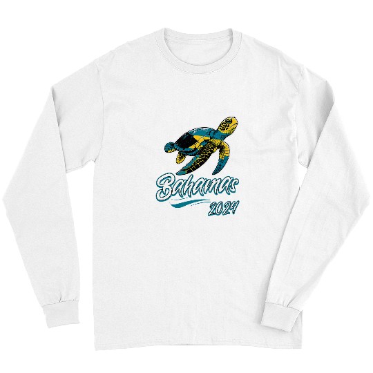 Turtle Pet Bahamas Vacation 2024 Sea Turtle Bahamas Long Sleeves