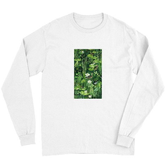 Duck Pet Green Wetland Camo Detailed Duck pattern Long Sleeves