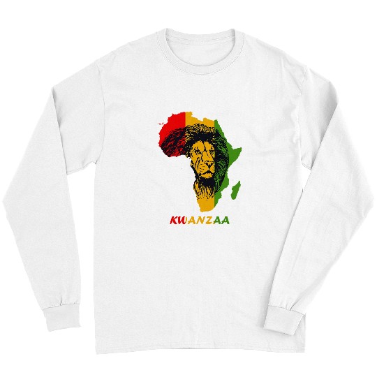Lion Pet African Lion King of Kings Kwanzaa Essential Black Month Long Sleeves