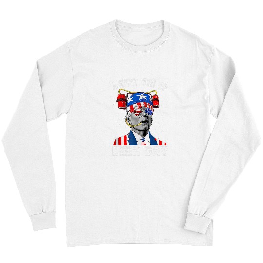 Beer Fun fun joe biden drink beer day merry 4th of july halloween Long Sleeves