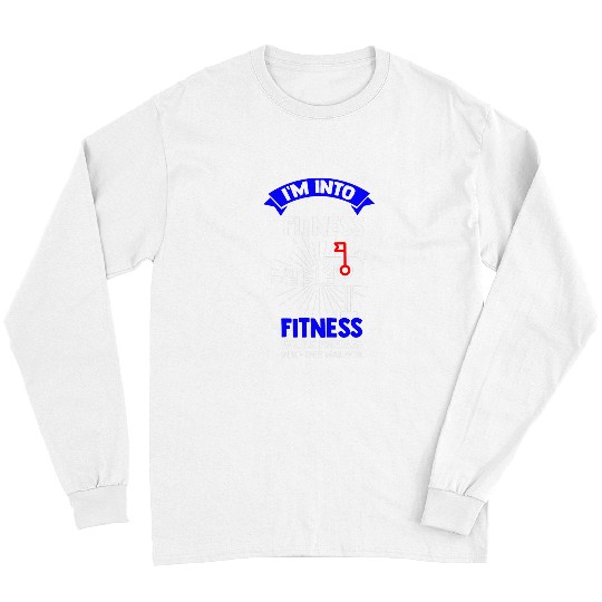 Mens Im into Fitness and Deliver Packages Postal Mailbox Long Sleeves